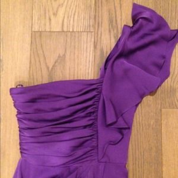 Laila Azhar Silk One Shoulder Dress - Picture 2 of 5